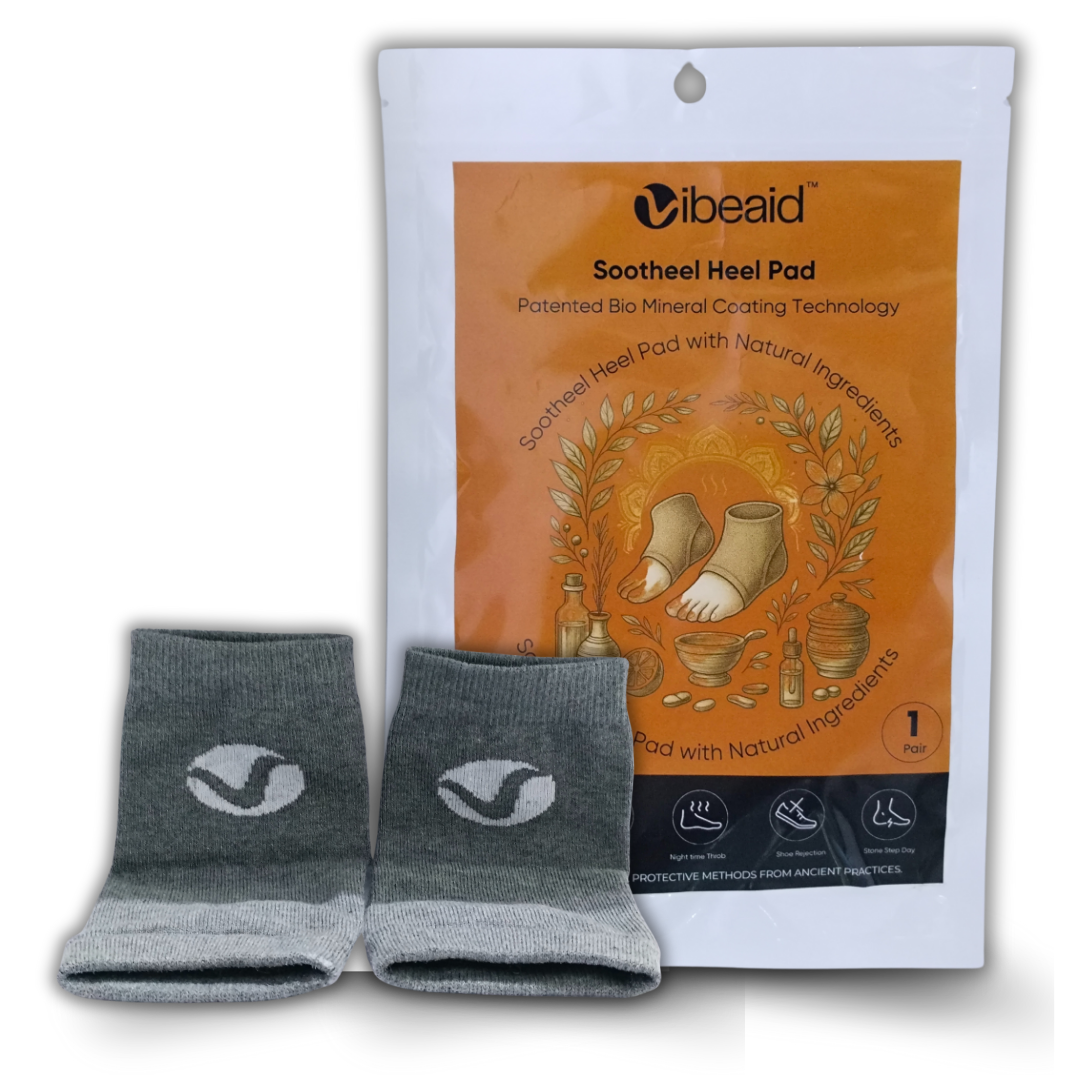 Sootheel Copper Coated Natural Pain Comfort Heel Socks