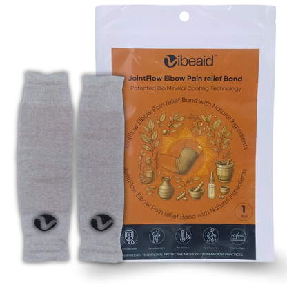 JointFlow Copper Coated Natural Pain Comfort Elbow Band