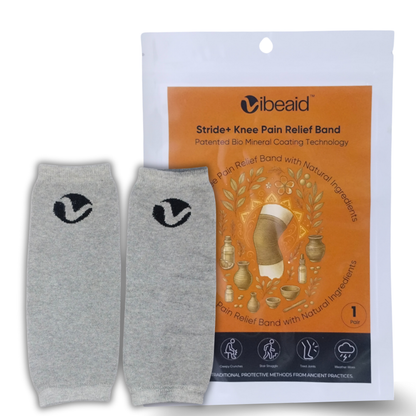 Stride+ Copper Coated Natural Pain Comfort Knee Band