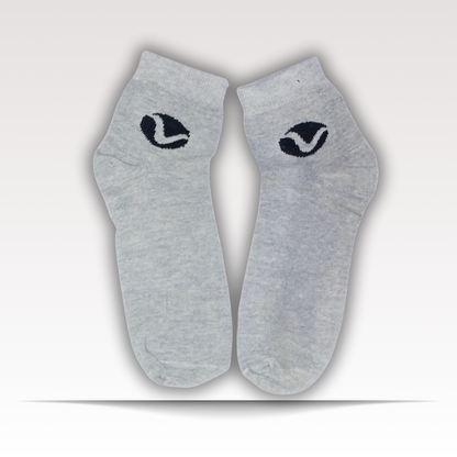 CuEase Copper Coated Natural Pain Comfort Socks - No Show |Angle |Regular