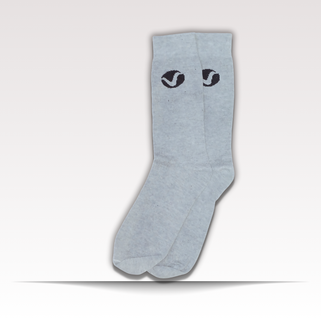 CuEase Copper Coated Natural Pain Comfort Socks - No Show |Angle |Regular