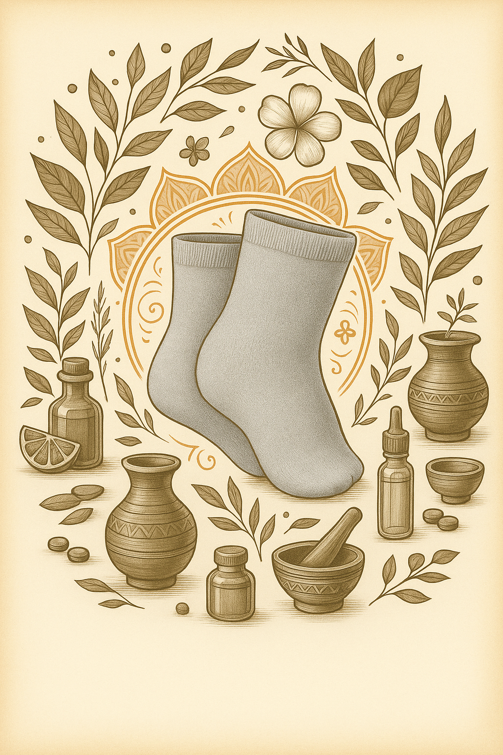 CuEase Copper Coated Natural Pain Comfort Socks - No Show |Angle |Regular