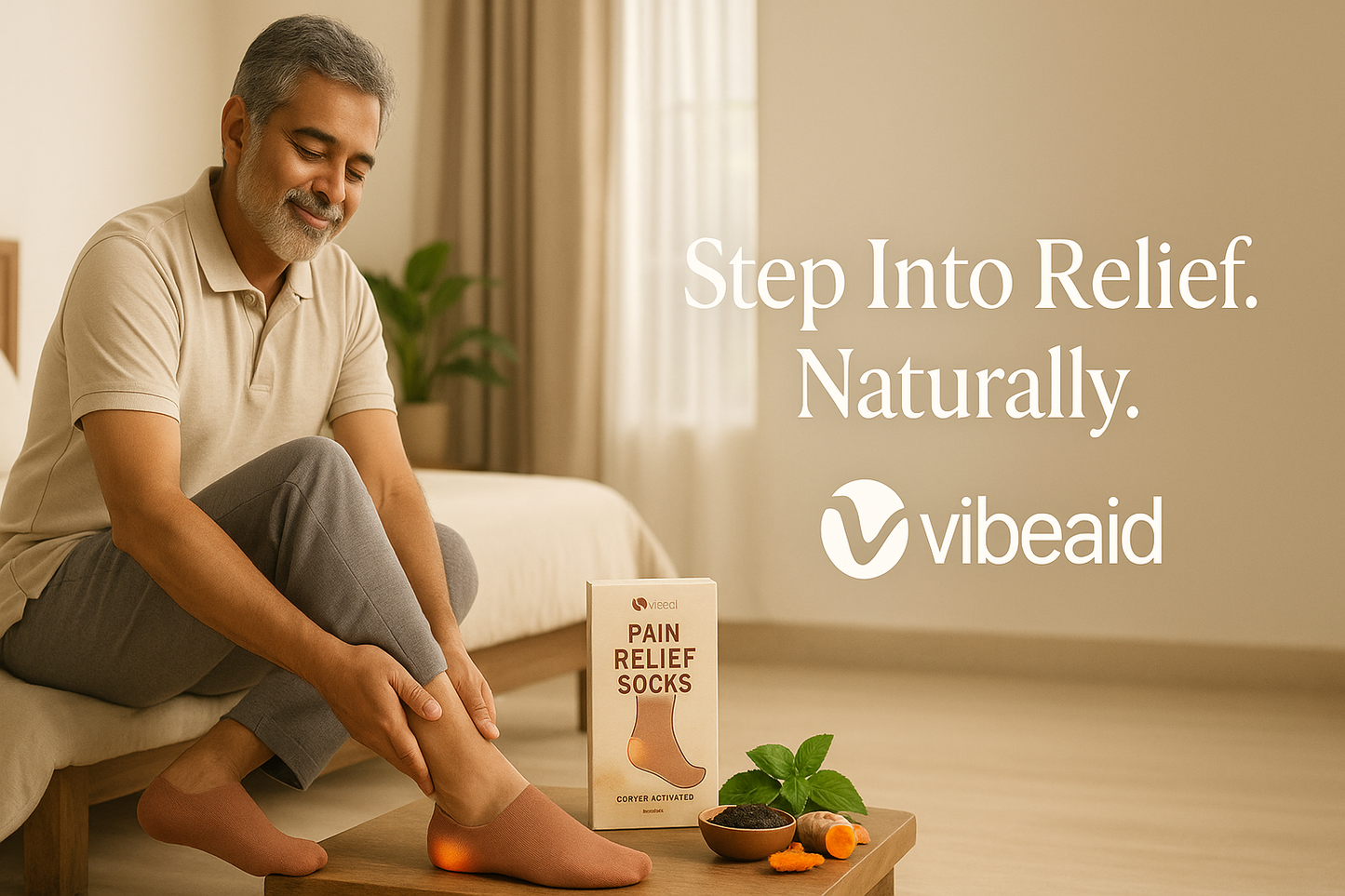 Vibeaid Copper-Infused Wellness Socks